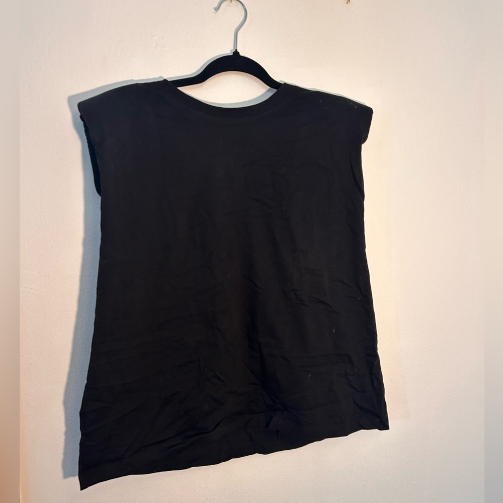 Zara shirt padded sleeve